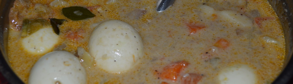 Idiyappam with Amma’s Potato and Egg Stew